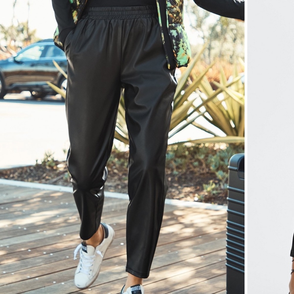 SALE ✨ Any 2 Items, 20% Off ✨NWT Fabletics Vegan Leather High-Waisted Pant✨